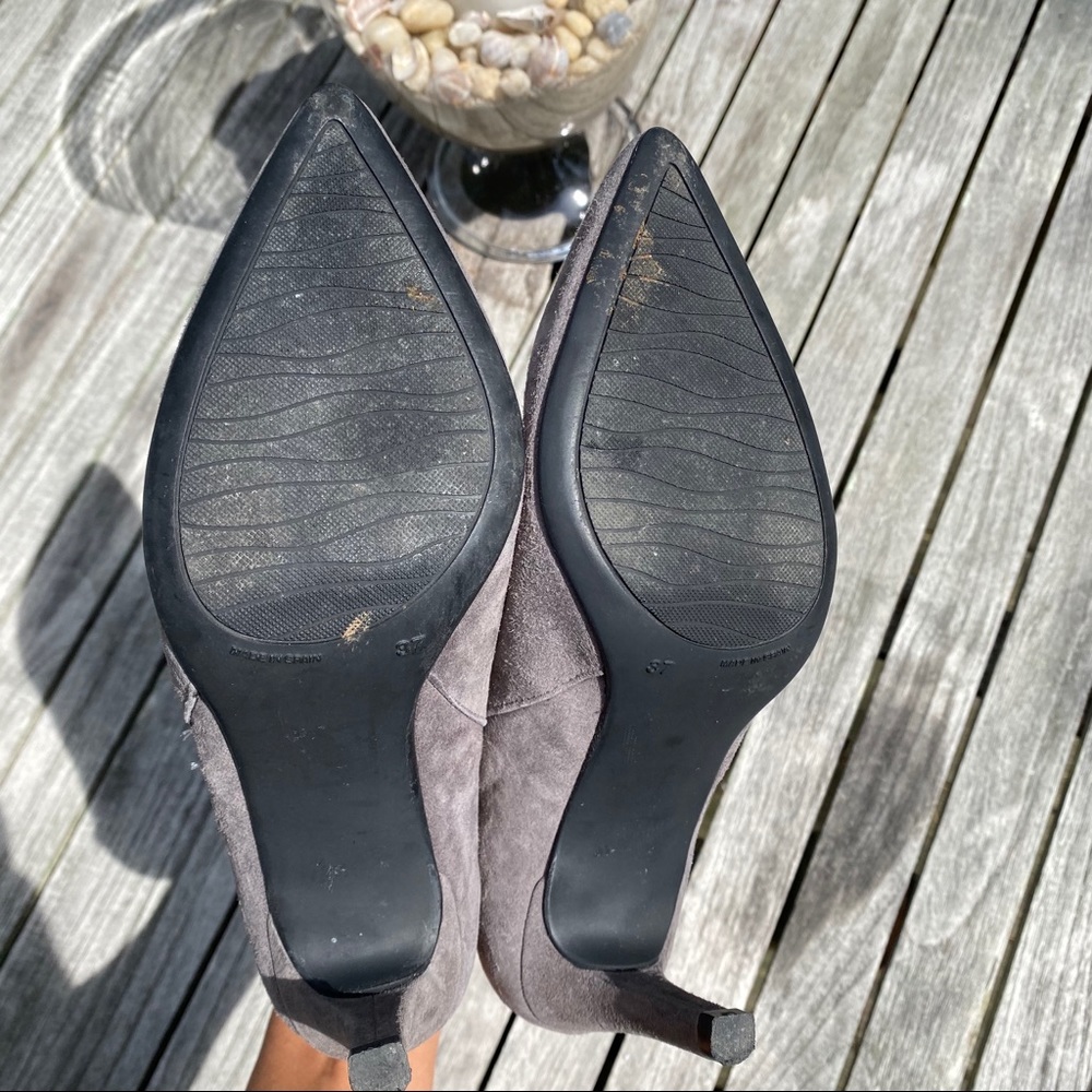 π CTWLK GREY SUEDE LEATHER BOOTIES! - Picture 7 of 11